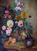 unknow artist Still life with flowers oil painting reproduction